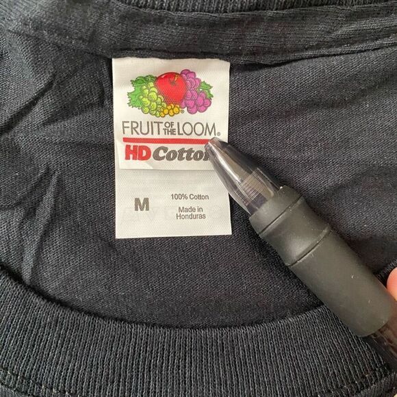 Fruit of the loom men M 100% cotton crewneck short sleeve ninja tshirt brand new - Picture 5 of 8